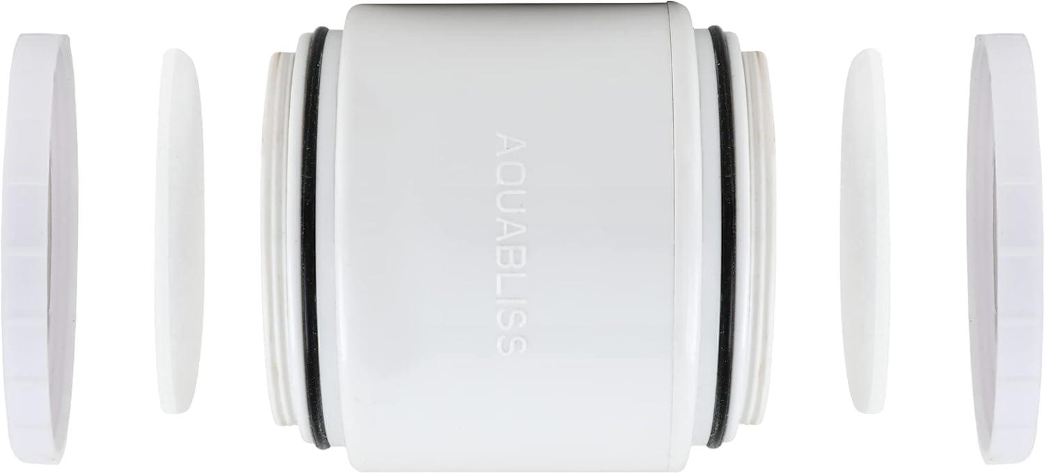 imageAquaBliss HD Revitalizing Shower Filter Replacement Cartridge For SF400 ampamp SF5002x Vitamin C  Minerals for Silky Hair Glowing Skin Strong Nails 1Pack SFC4001 Pack