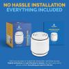 imageAquaBliss HD Revitalizing Shower Filter Replacement Cartridge For SF400 ampamp SF5002x Vitamin C  Minerals for Silky Hair Glowing Skin Strong Nails 1Pack SFC4001 Pack