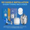 imageAquaBliss HD Revitalizing Shower Filter  Latest High Output Filtration 2x Vitamin C Minerals for Luscious Hair Skin ampamp Nails  KDFCSVC for Reduced Chlorine Sediment ampamp Metals  Chrome SF400
