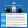 imageAquaBliss High Output Revitalizing Shower Filter  Reduces Dry Itchy Skin Dandruff Eczema and Dramatically Improves The Condition of Your Skin Hair and Nails  Chrome SF100Matte Black