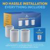 imageAquaBliss High Output Shower Filter Replacement Cartridge  Reduces Chemicals ampamp Chlorine Restores pH Balance Glowing Skin Strong Nails ampamp Shimmering Hair  1Pack SFC1003