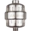 imageAquaBliss High Output Revitalizing Shower Filter  Reduces Dry Itchy Skin Dandruff Eczema and Dramatically Improves The Condition of Your Skin Hair and Nails  Chrome SF100Brushed Nickel