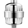 imageAquaBliss High Output Universal Shower Filter with Replaceable MultiStage Filter Cartridge  Transform Itching Eczema ampamp Acne into Glowing Hair Nails ampamp Skin Fast  Chrome SF220