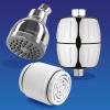 imageAquaBliss SF500 HD HEAVY DUTY High Output Shower Filter  TurboSpa 3 Inch High Pressure Shower Head wFlow Restrictor  AquaBliss HD Multi Stage Shower Filter Replacement Cartridge Exclusive Bundle