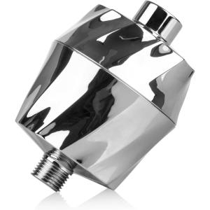 imageAquaBliss HD Revitalizing Shower Filter  Latest High Output Filtration 2x Vitamin C Minerals for Luscious Hair Skin ampamp Nails  KDFCSVC for Reduced Chlorine Sediment ampamp Metals  Chrome SF400