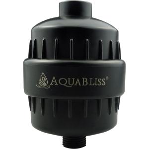imageAquaBliss High Output Revitalizing Shower Filter  Reduces Dry Itchy Skin Dandruff Eczema and Dramatically Improves The Condition of Your Skin Hair and Nails  Chrome SF100Matte Black