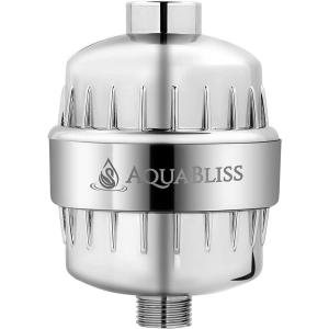 imageAquaBliss High Output Revitalizing Shower Filter  Reduces Dry Itchy Skin Dandruff Eczema and Dramatically Improves The Condition of Your Skin Hair and Nails  Chrome SF100Chrome