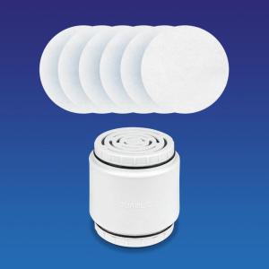 imageAquabliss SFC500 Filter Cartridges ampamp 30pc Pack of Sediment Pads Exclusive Bundle