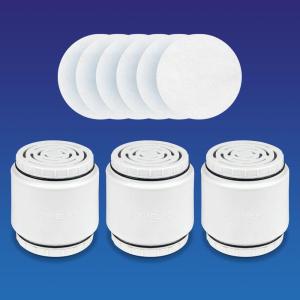 imageAquabliss SFC500 Filter Cartridges 3pcs ampamp 30pc Pack of Sediment Pads Exclusive Bundle